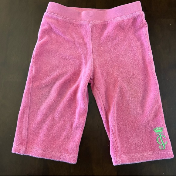 Baby Juicy Couture Pink Terrycloth Sweatpants Baby Size 12M - Picture 1 of 8